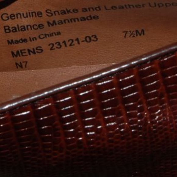 Stacy Adams Mens Santana Snakeskin Tassle Loafer 23121-03 Size 7.5 main image 4